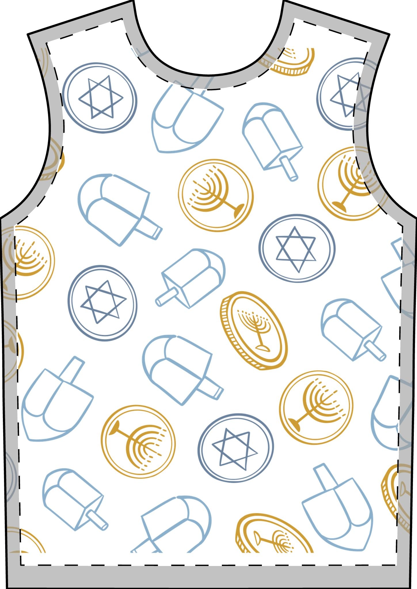 Gimel Gelt Hanukkah Pajama Print | Chanukah Pajamas for Adults | Hanukkah Pajama Set for Adults