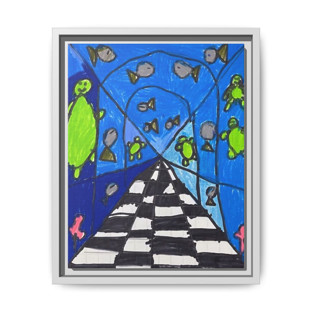 Creating Space Matte Canvas, Framed Art by Jackson Smith