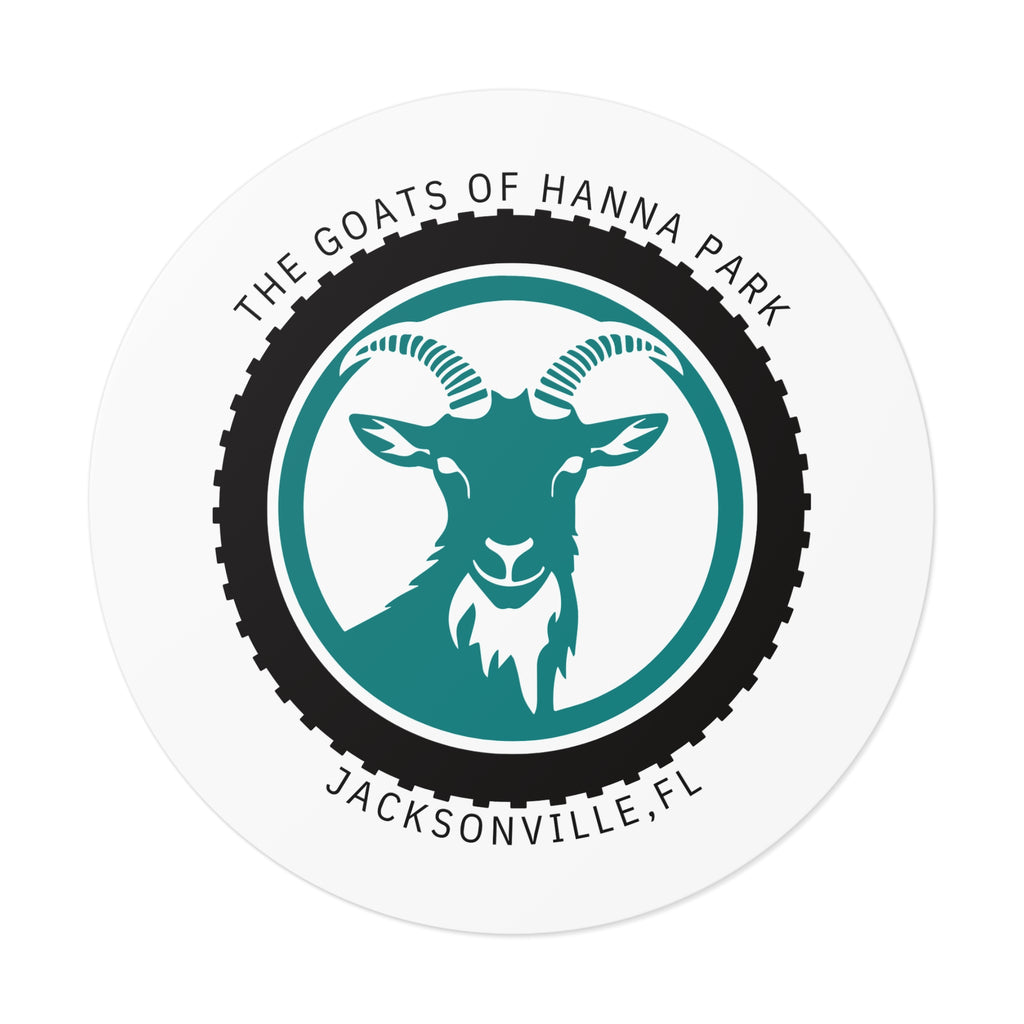 Goats of Hanna Round Vinyl Stickers