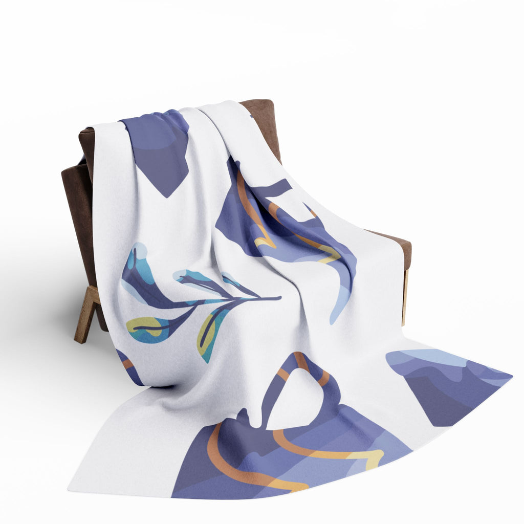Hanukkah Fleece Blanket Chanukah Throw Blanket 60" x 80"