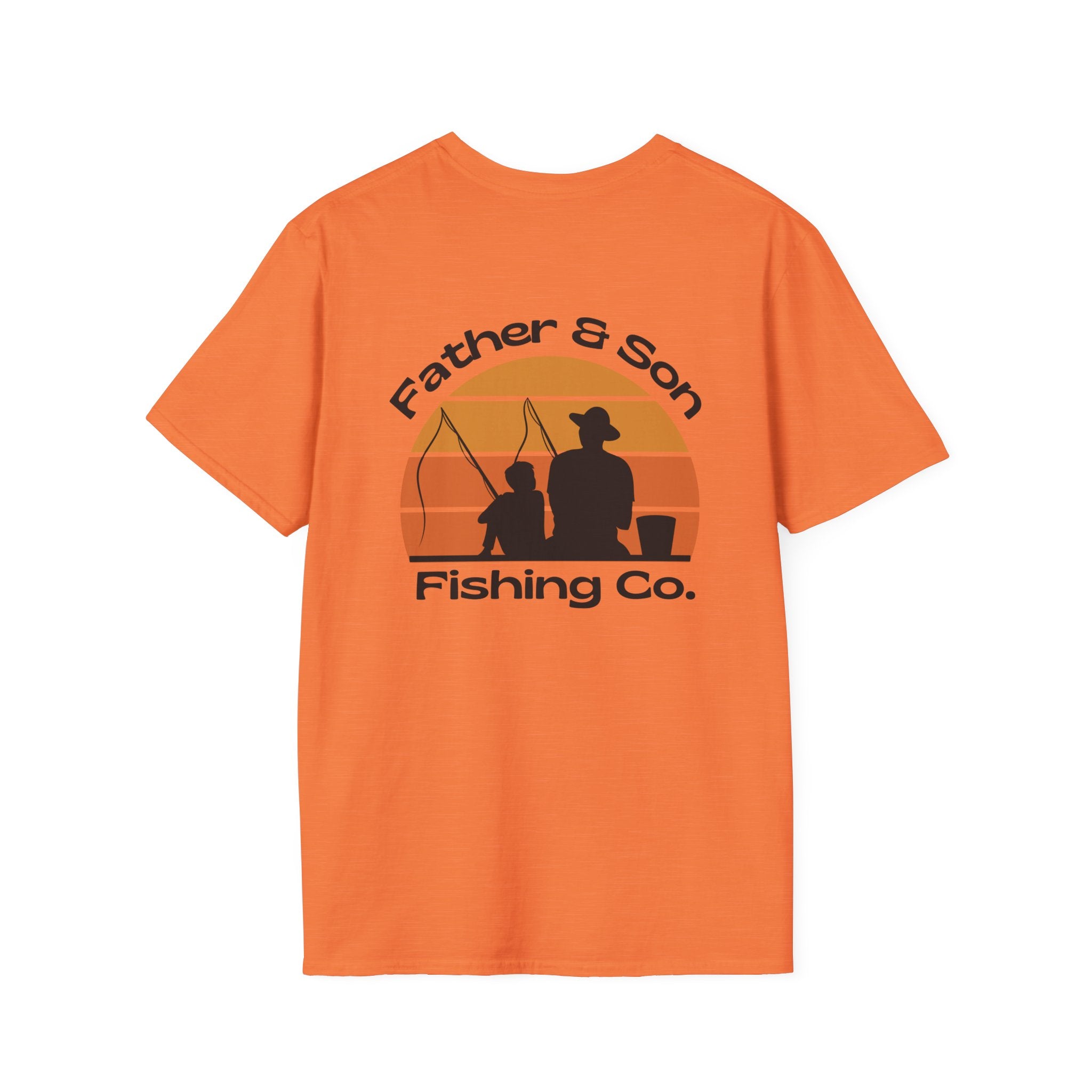 Father & Son Fishing Co. T-Shirt -T Shirt for Dads Fishing T Graphic Tee Gift for Dad