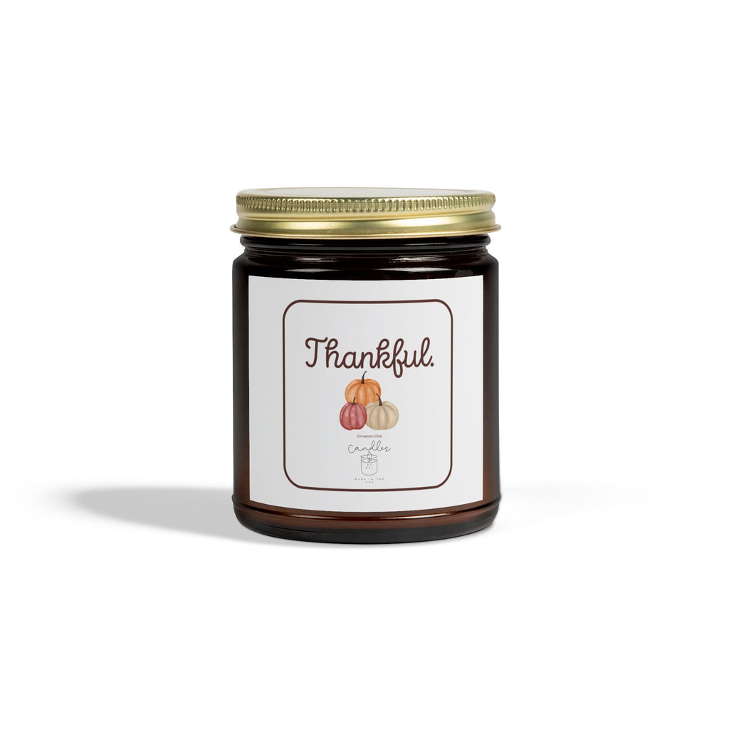 Thankful Fall Candle  Cinnamon Chai Scented Candle