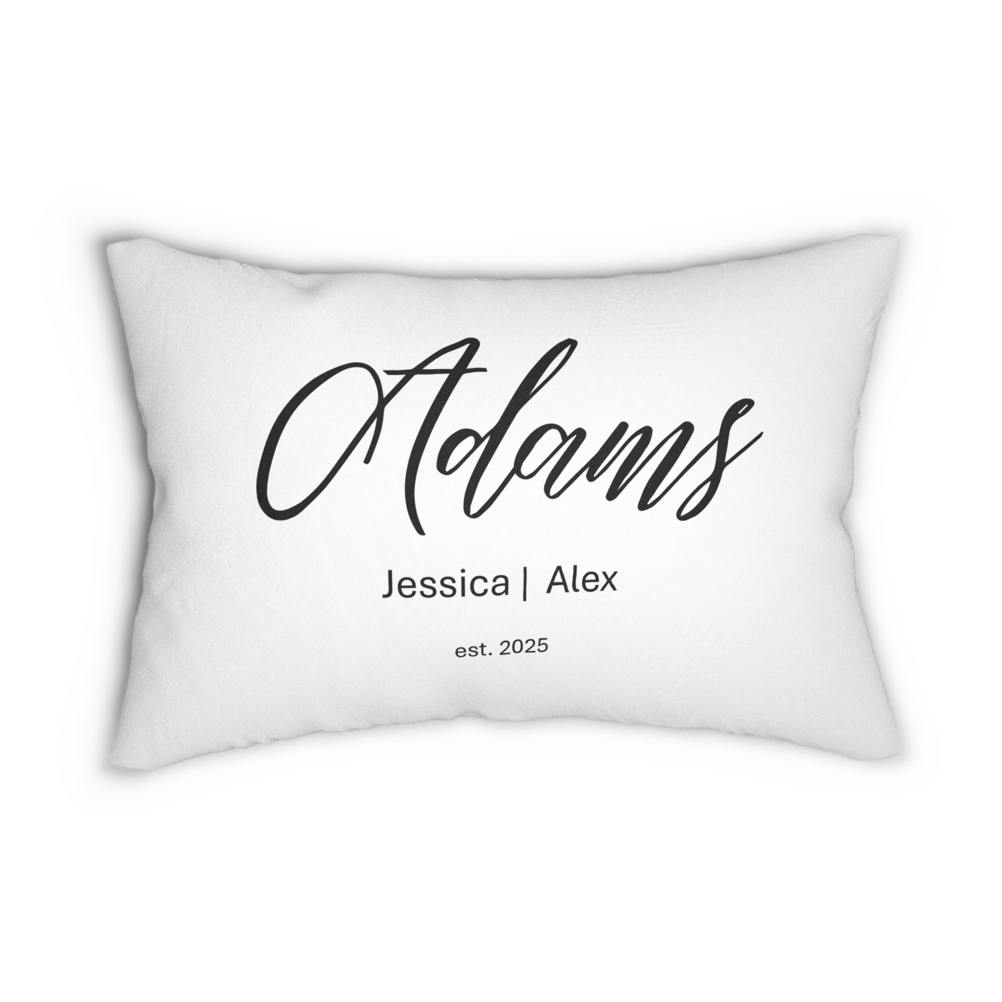 Personalized Throw Pillow, Wedding Date, Anniversary Date Wedding Anniversary Gift