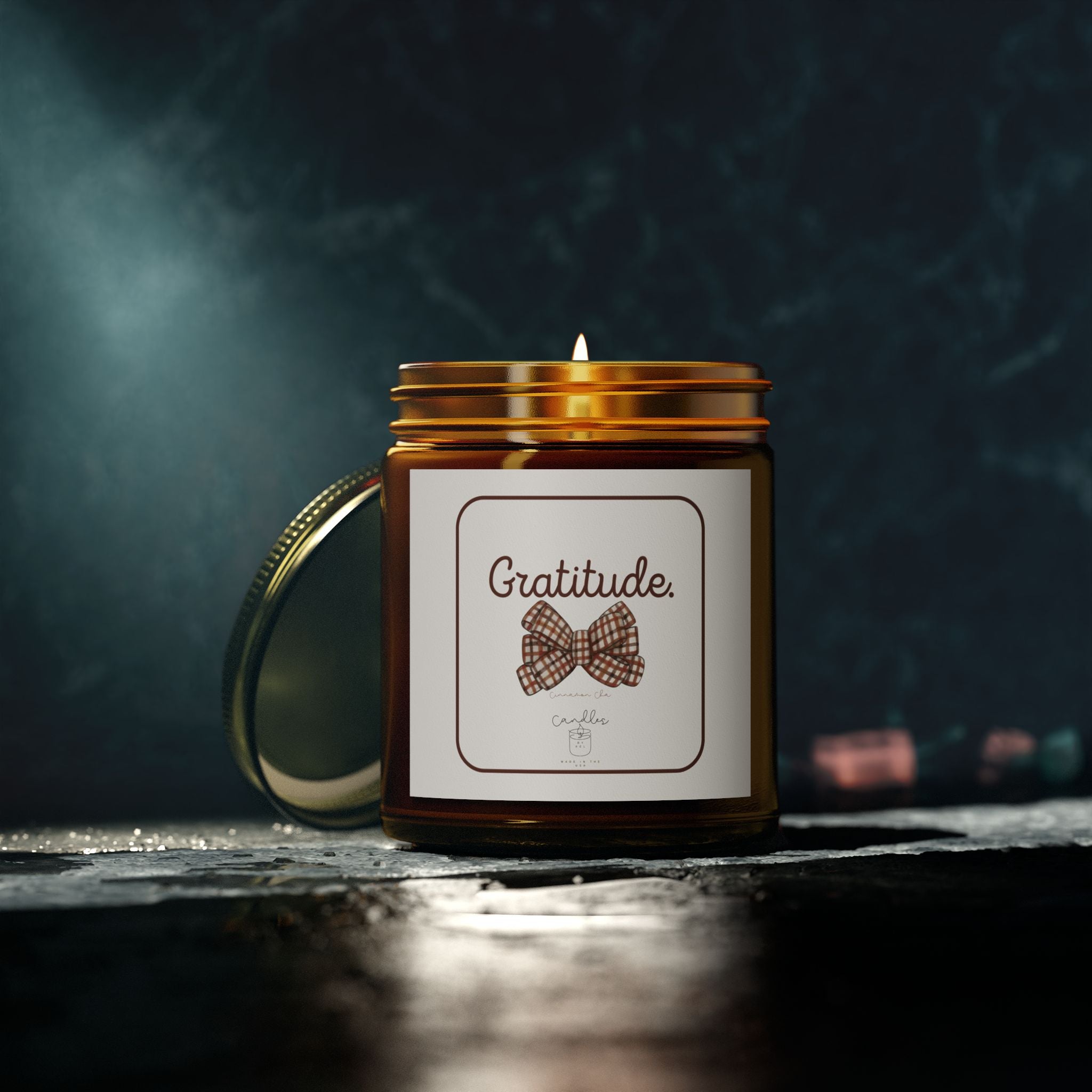 Fall Gratitude Candle Cinnamon Chai