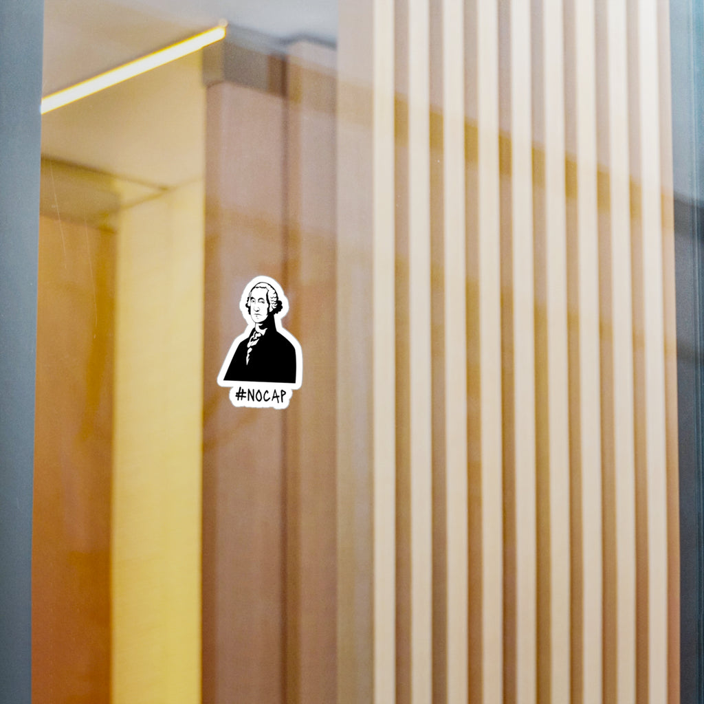 No Cap George Washington Kiss-Cut Vinyl Decals
