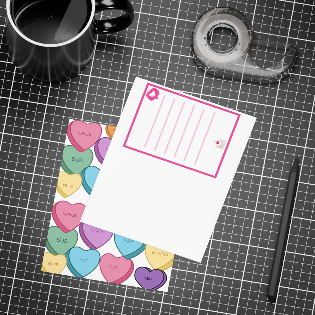 Children's Valentines Day Cards Perfect for Grades 2 to 8, sets of 10, 30, or 50