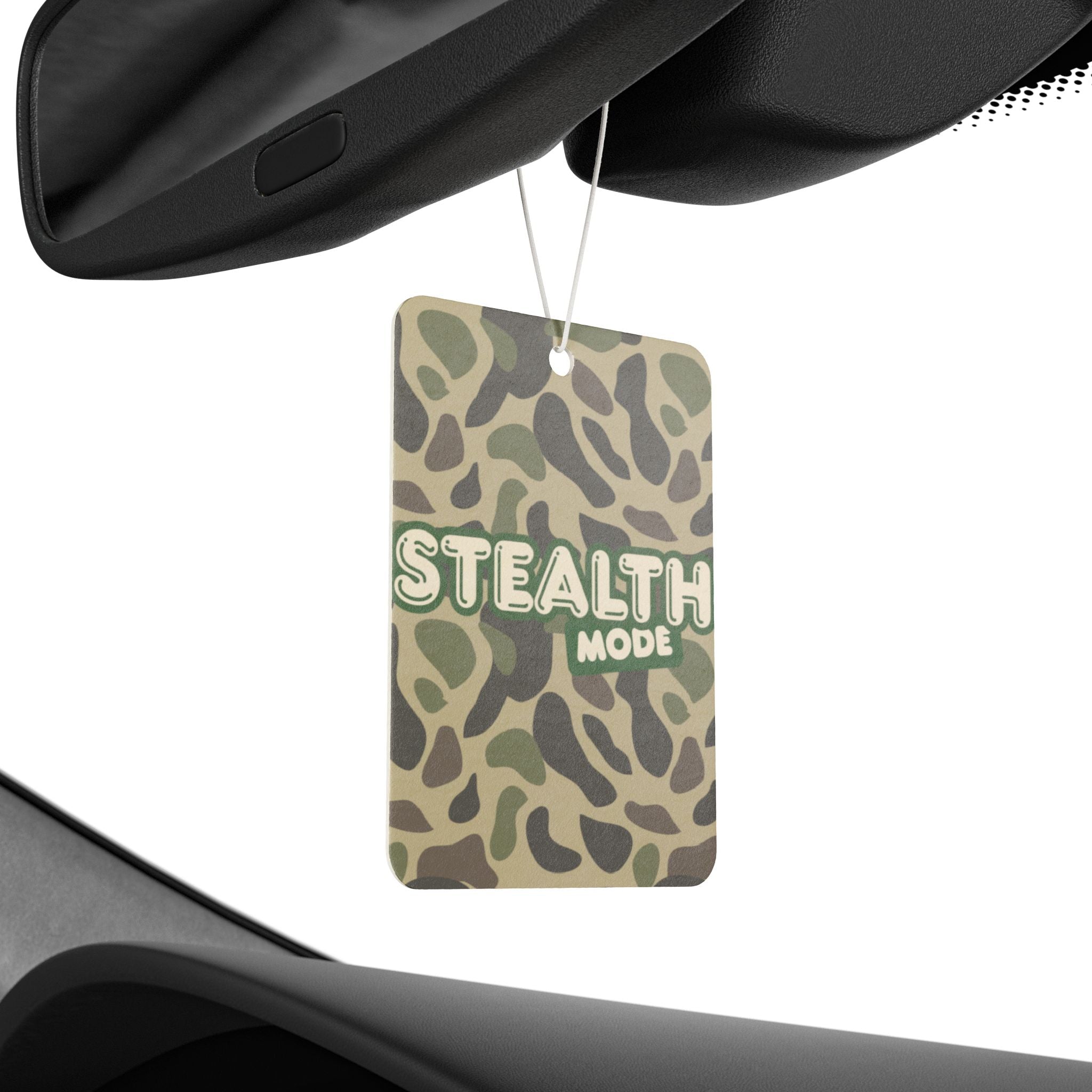 Stealth Mode Car Air Freshener | Camouflage Aroma Tag | Car Decor, Gift for Him, Auto Fragrance, Driving Essentials, Unique