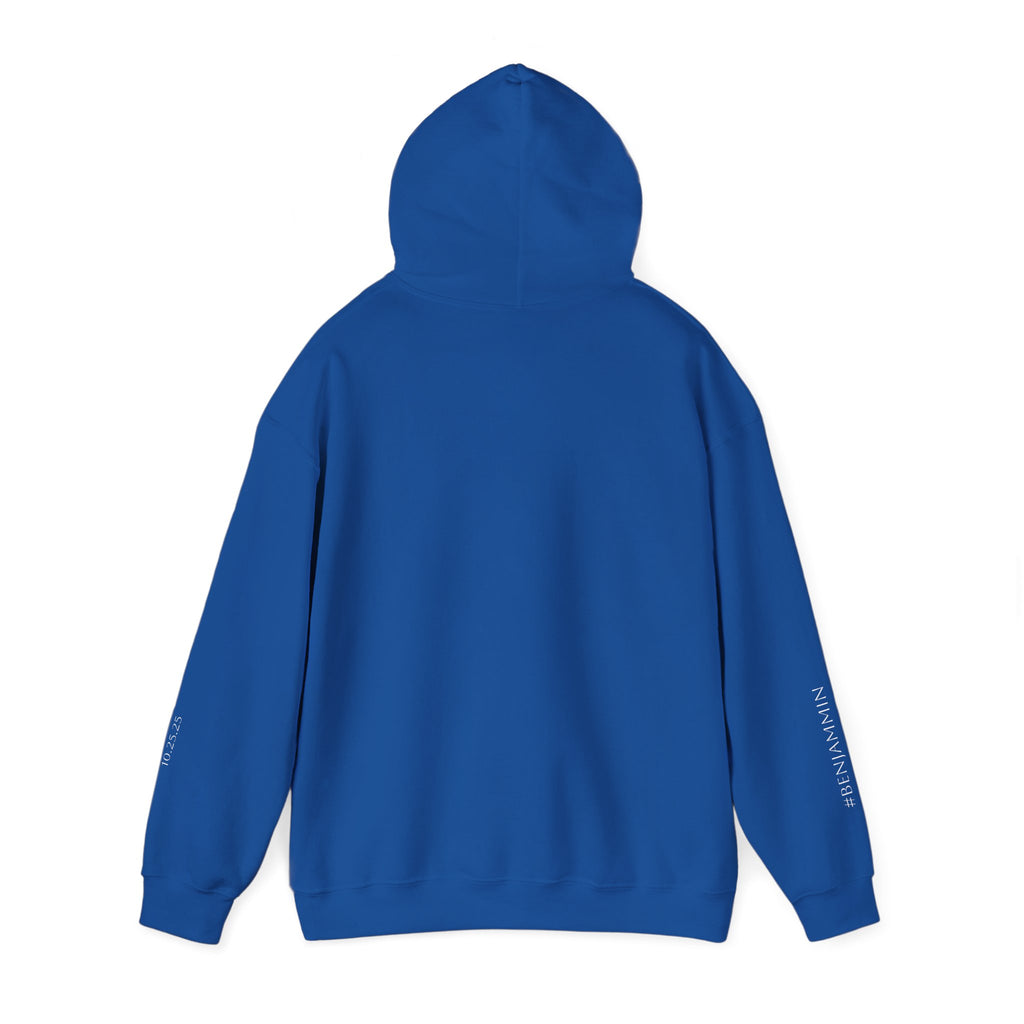 Custom Bar MItzvah Hoodie (Ben) Unisex Heavy Blend™ Hooded Sweatshirt Custom Bar Mitzvah Swag