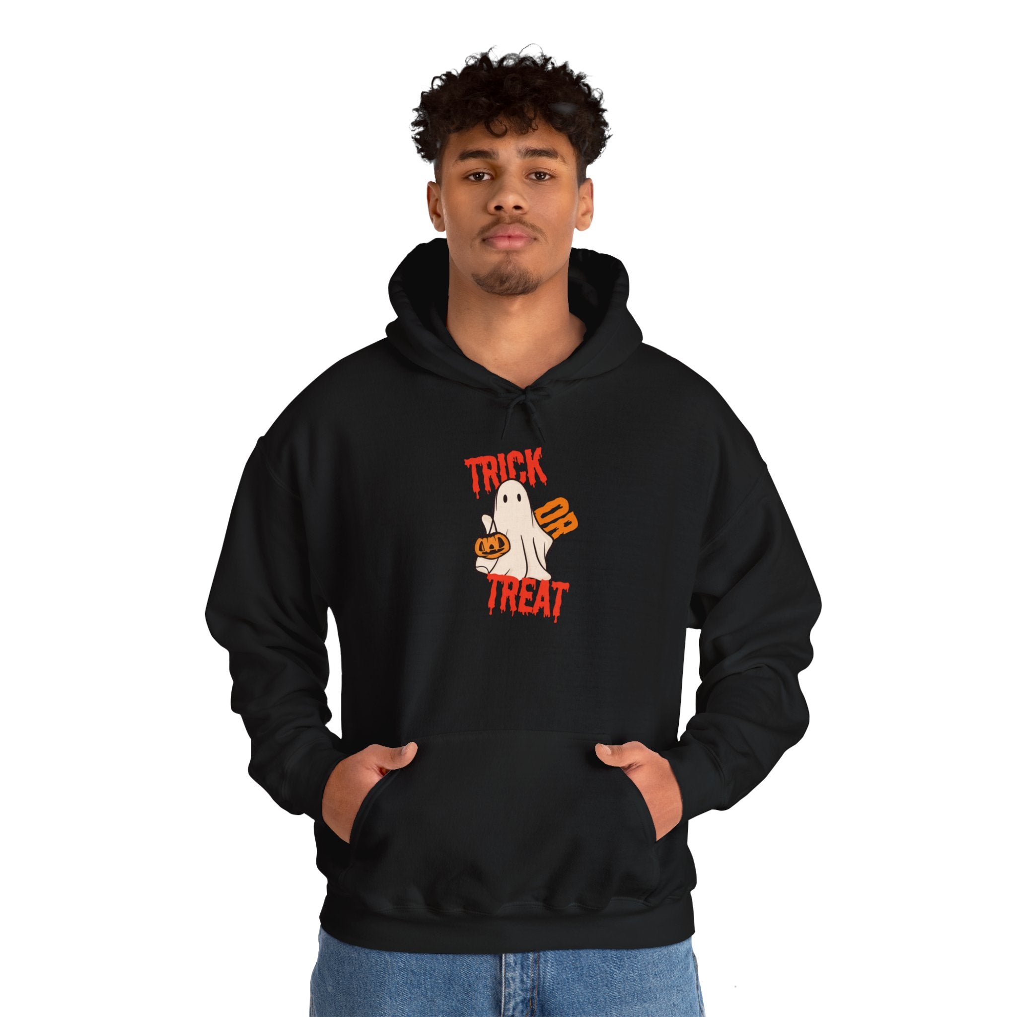 Halloween Hoodie Trick or Treat Halloween Hooded Sweatshirt