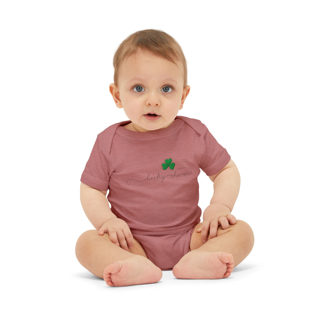 Lucky Charm Infant Onesie, Cute Baby Bodysuit, St. Patrick's Day Gift, Newborn Outfit, Irish Baby Clothes