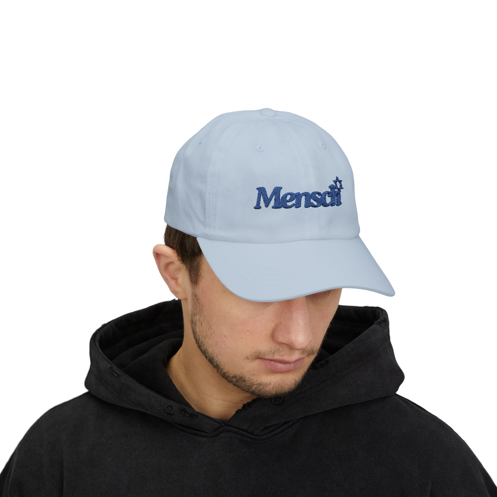 Mensch Hat Jewish Mensch Classic Baseball Cap for Mensch Embroidered Jewish Gift