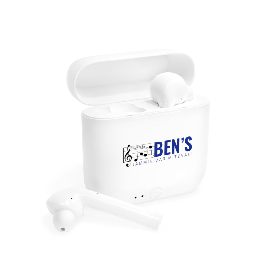 Custom Bar MItzvah Gift Essos Wireless Earbuds Custom for Ben
