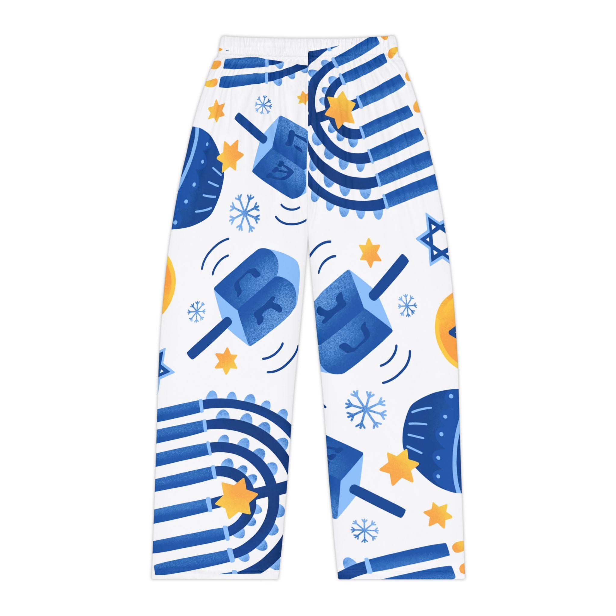 Women's Hanukkah Pajama Pants, Custom Photo Lounge Wear, Cozy Nightwear, Holiday Gift for Her, Personalized Sleep Pants, Hanukkah Apparel