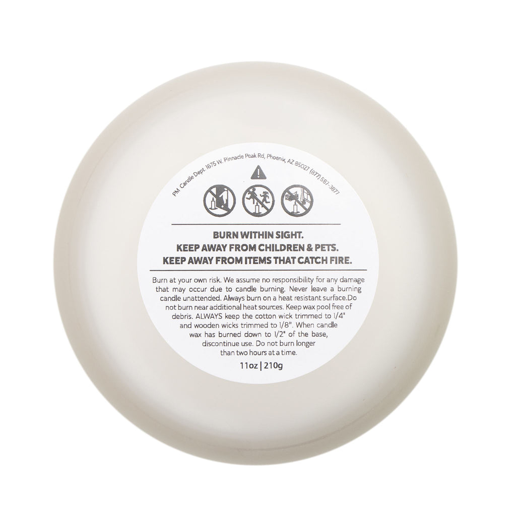 The Holiday Frosted Glass Candle, 11oz If Our Love Story Were a Movie Wooden Wick Candle Gift for Partner or Spouse