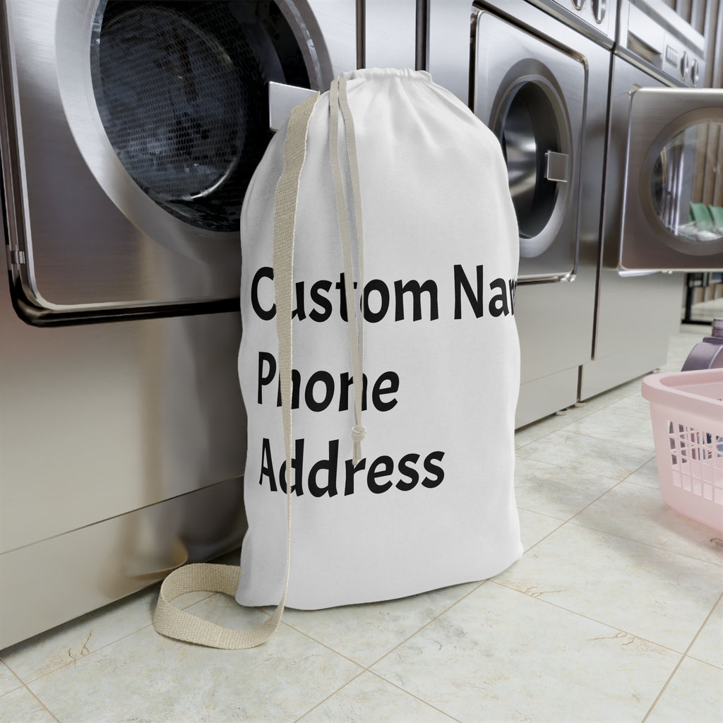 Custom Laundry Bag Custom Name Laundry Bag