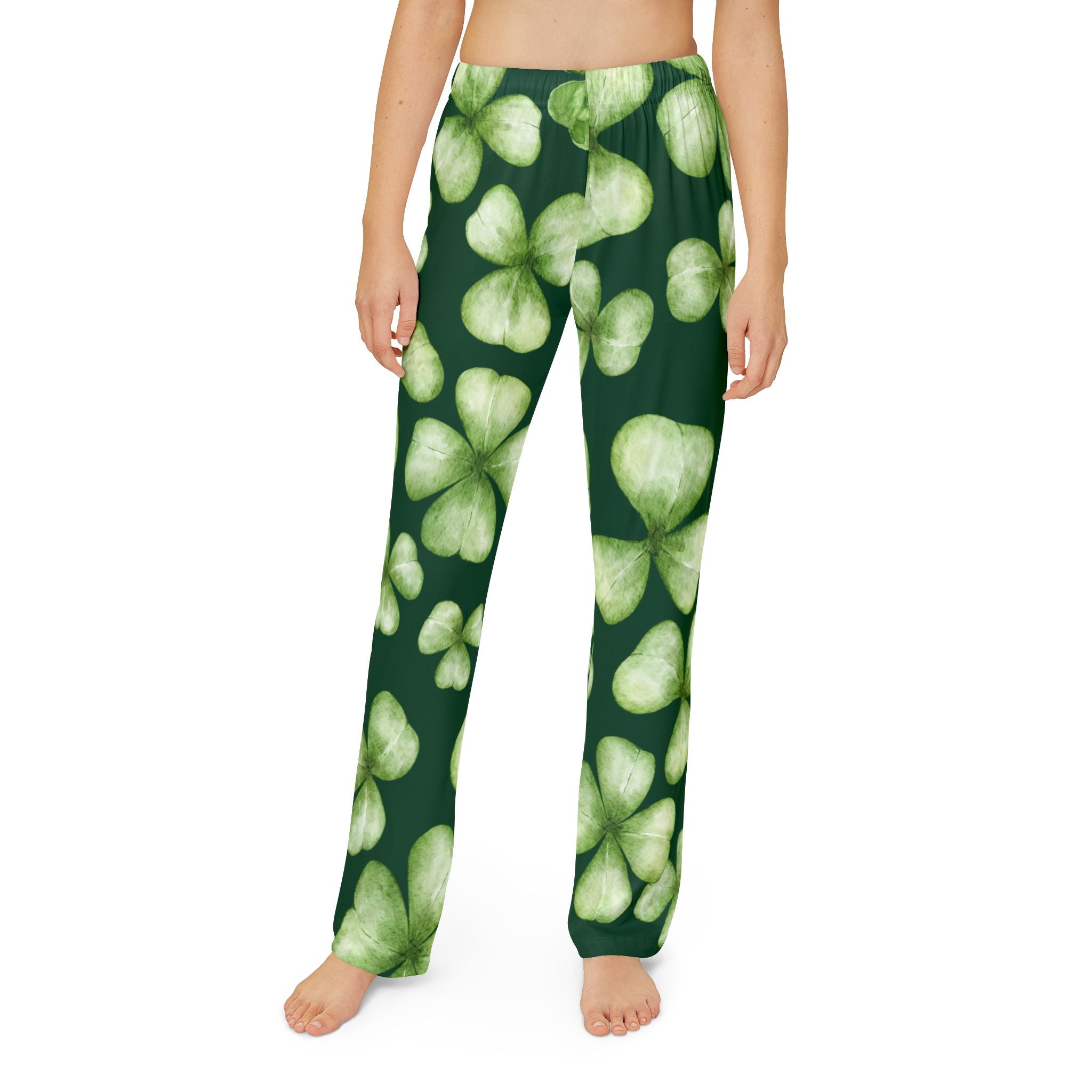 Kids Shamrock Pants St. Patrick's Day Kids Lounge Pants