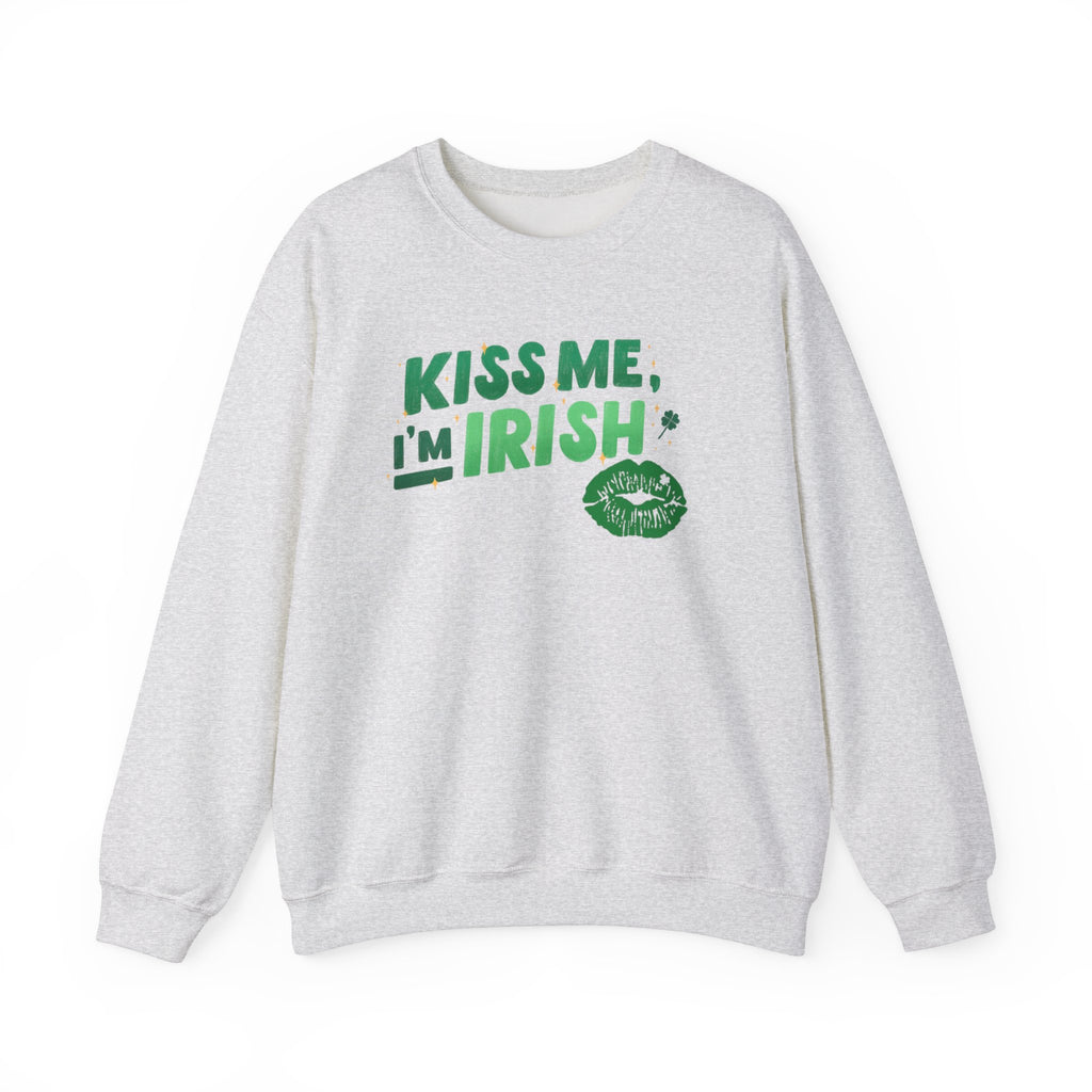 Kiss Me, I'm Irish Sweatshirt - Unisex St. Patrick's Day Crewneck