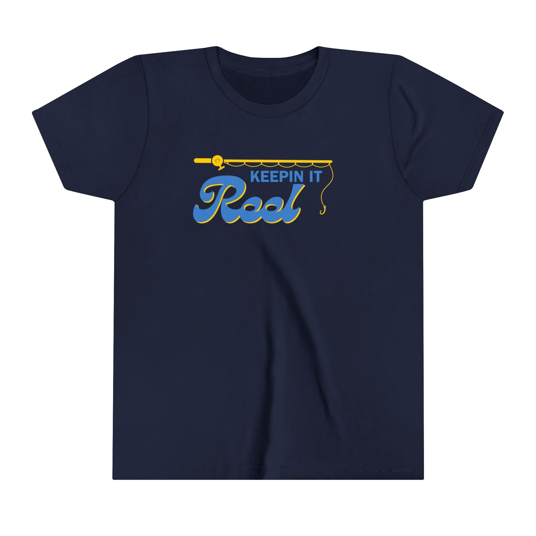Keepin it Reel Youth Fishing Short Sleeve Tee