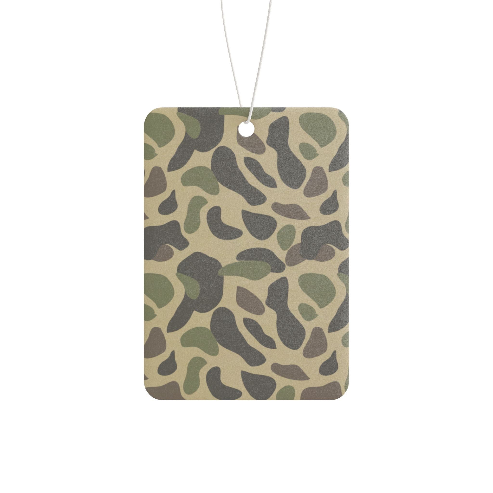 Camo Car Air Freshener | Stylish Auto Scent | Great for Gifts, Road Trips, Home Decor, Greenery Vibe, Car Accessories