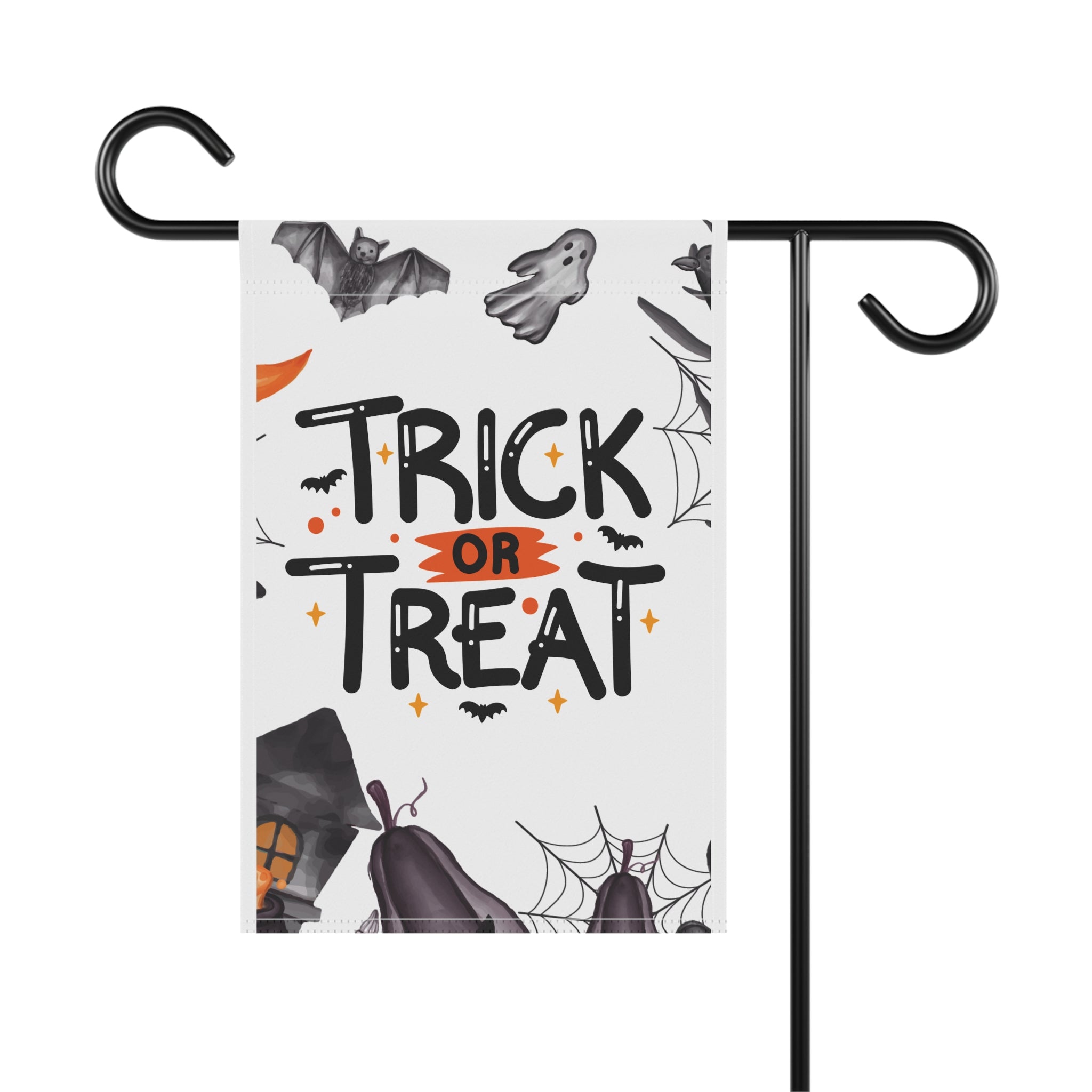 Trick or Treat Garden Flag Halloween Garden Flag Trick o Treat Flag