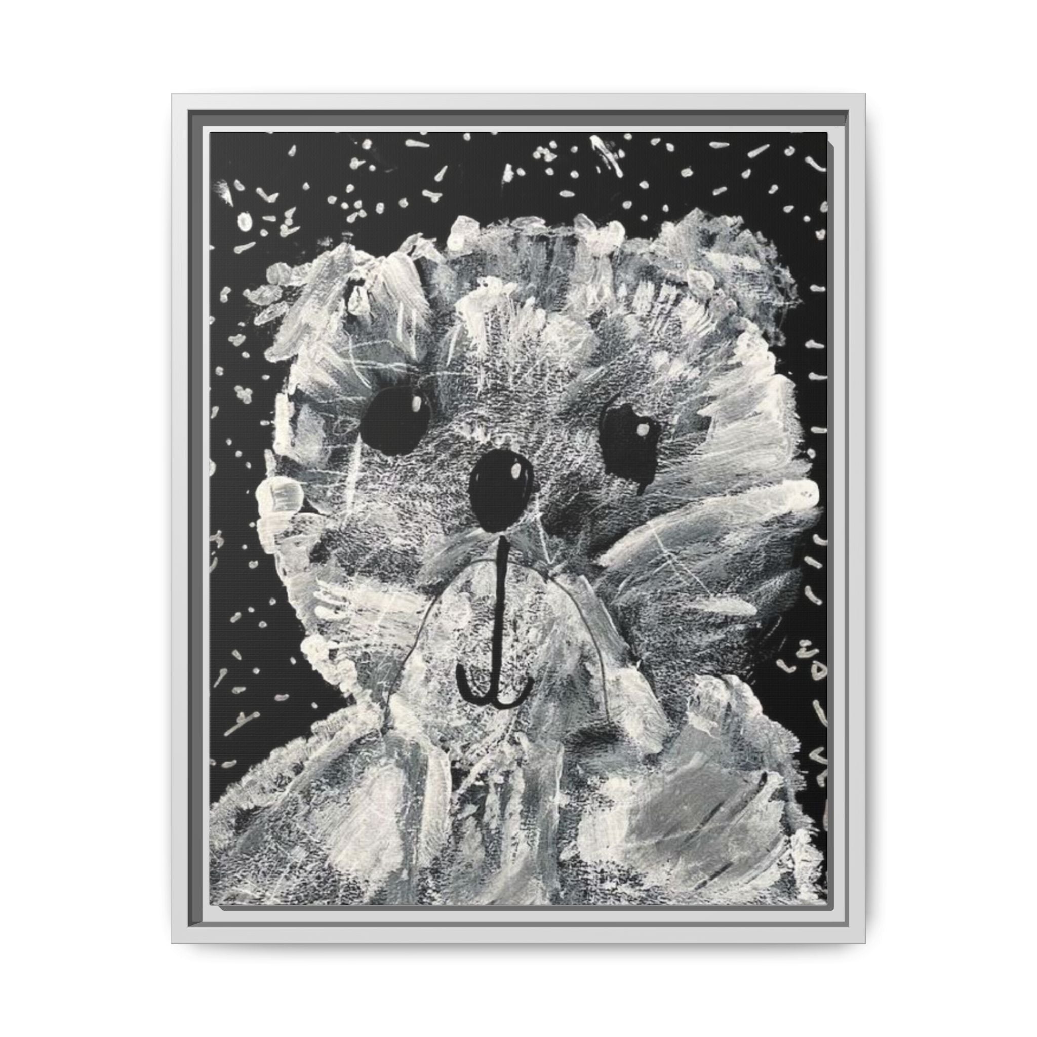 Theodore Roosevelt, Teddy Bear Matte Canvas, Framed Art by Jackson Smith