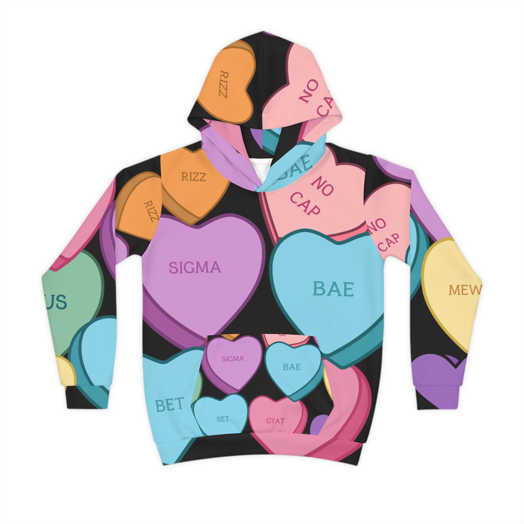 Children's Valentine's Hoodie Valentine's Sweatshirt