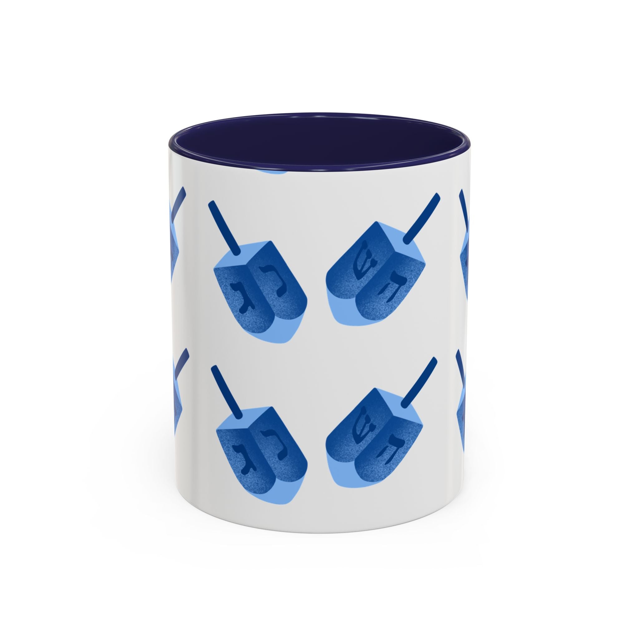 Dreidels Hanukkah Mug 11 oz