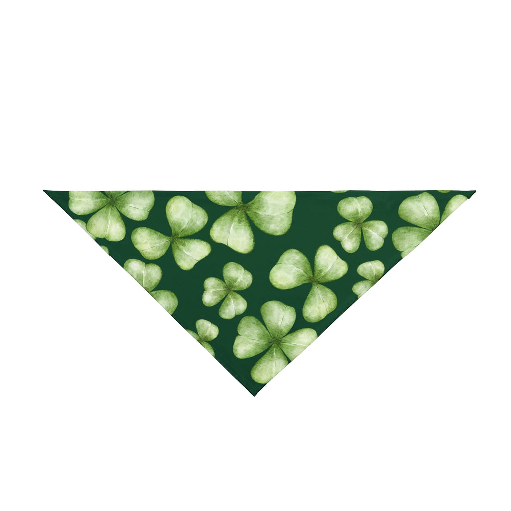 Irish Pet Bandana Shamrock Dog Bandana St. Patrick's Dog Bandana