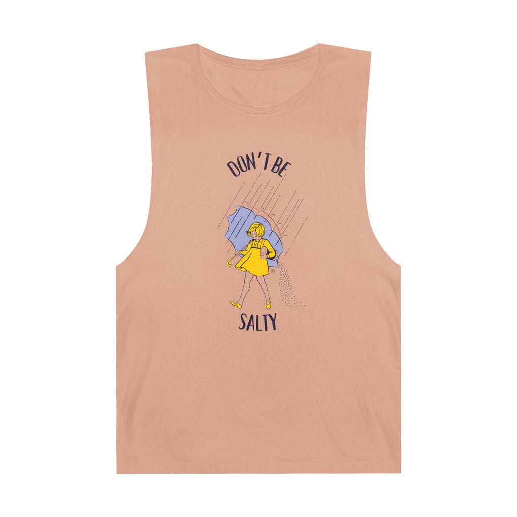 Don't Be Salty Unisex Tank, Humorous Graphic Tee, Sarcastic Sleeveless Shirt, Salty Tank
