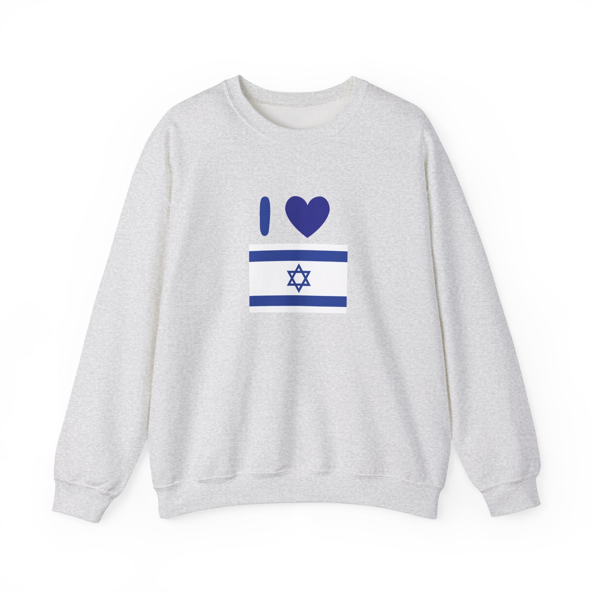 I Love Israel Unisex Heavy Blend™ Crewneck Sweatshirt