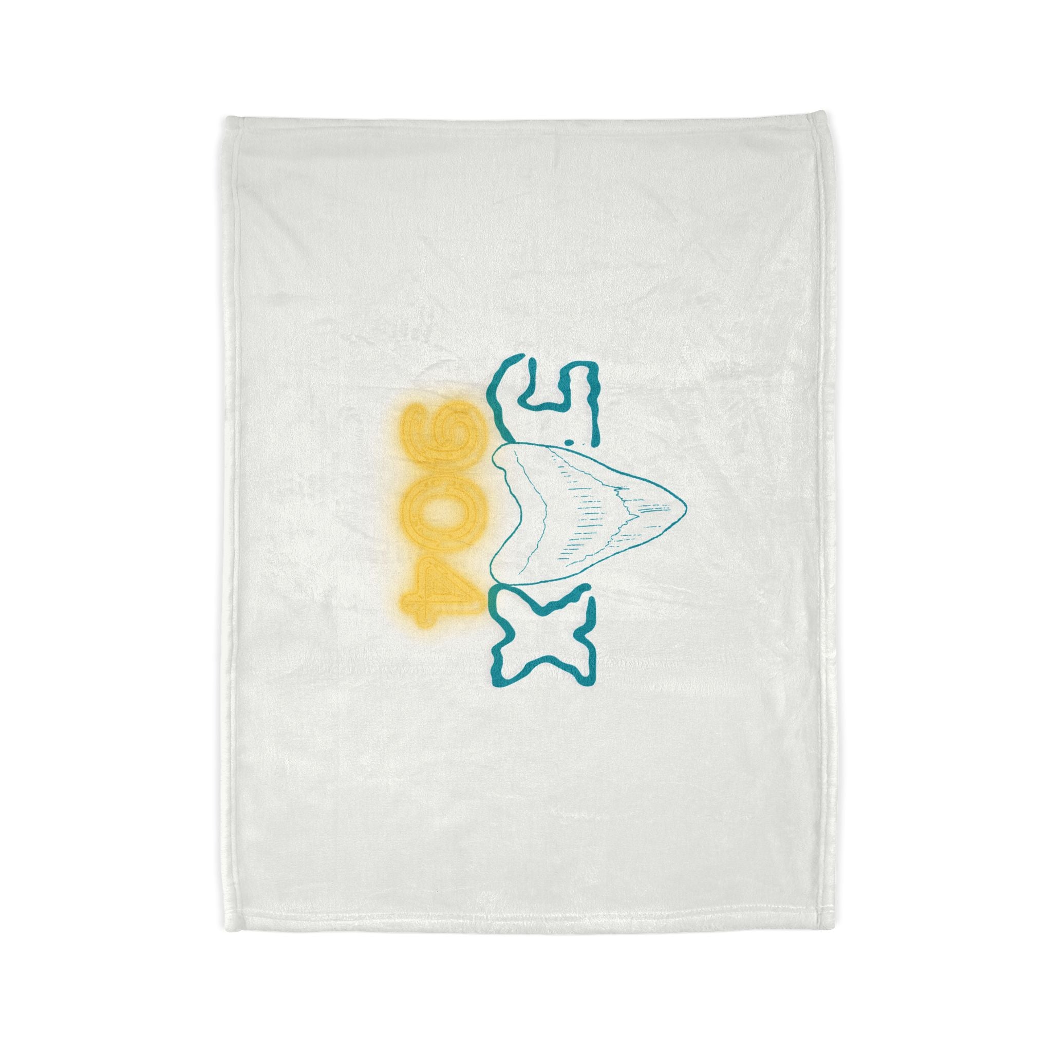 Shark Tooth Hunting 904 Soft Polyester Blanket
