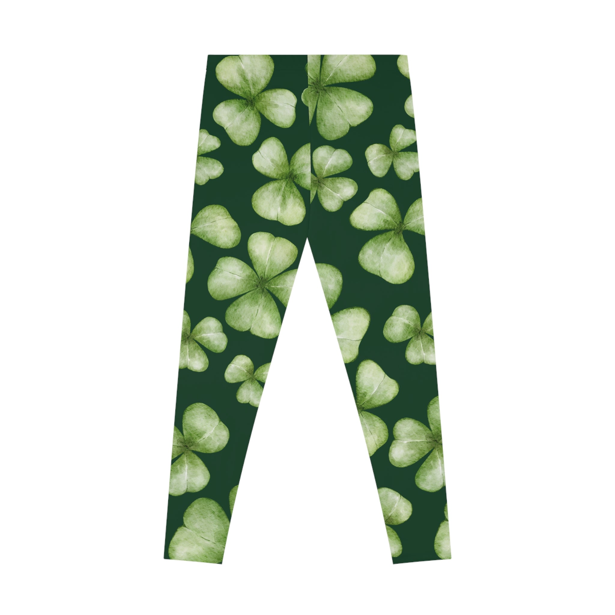 Shamrock Tights St. Patrick's Day Leggings Shamrock Stretchy Leggings