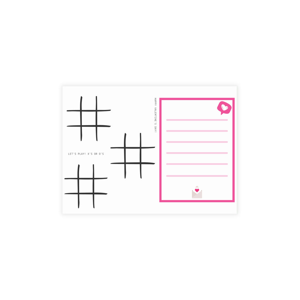 Candy Hearts Valentines Cards for Kids School Valentines Postcard Bundles (envelopes included)