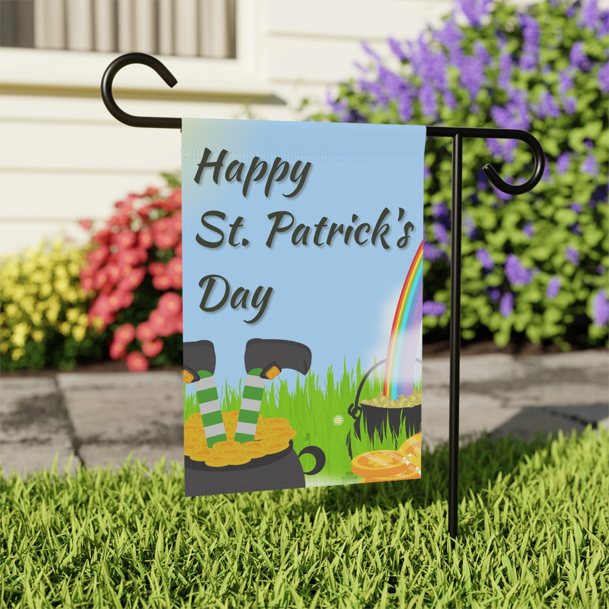 St. Patrick's Day Welcome Flag St. Patricks Day Irish Garden Flag