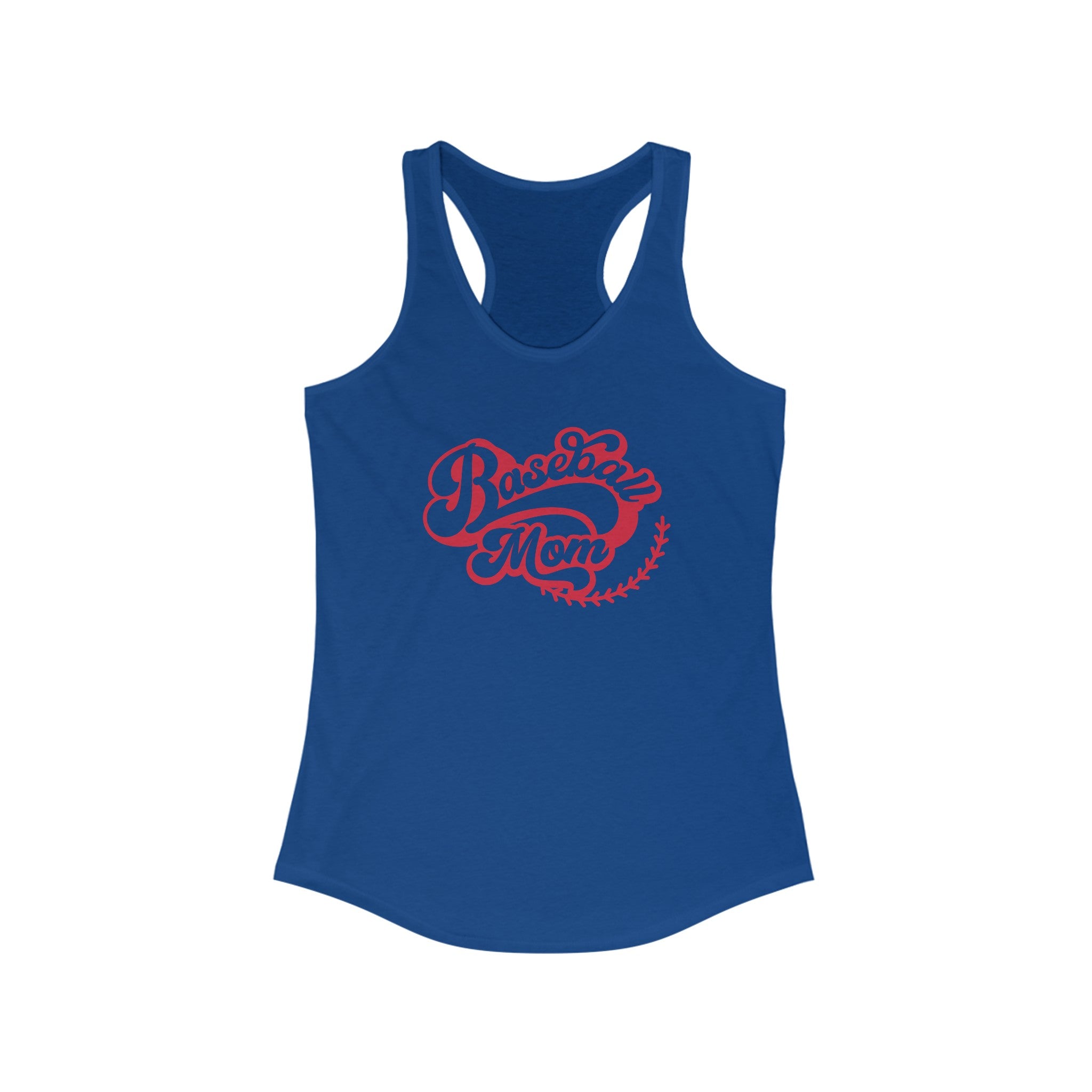 Baseball Mom Women's Ideal Racerback Tank