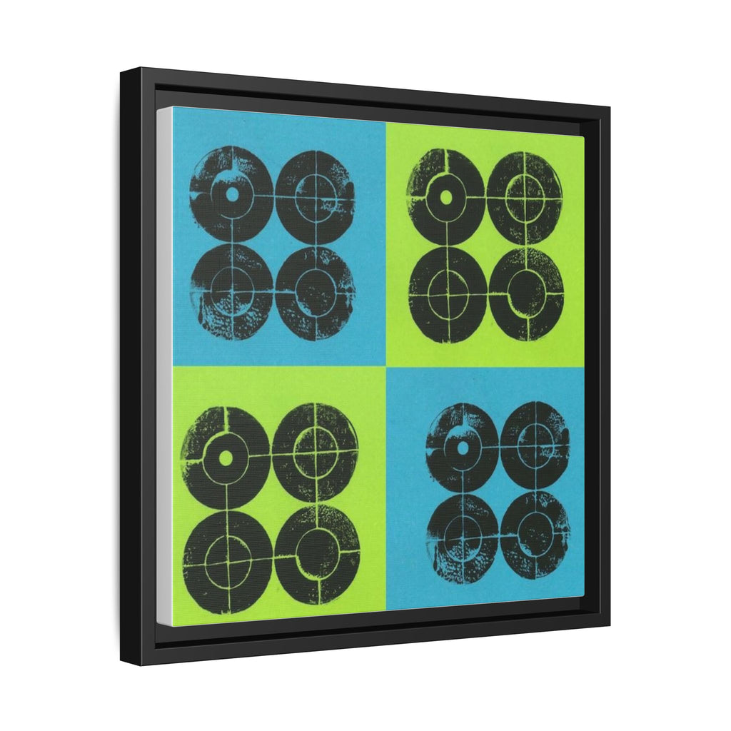 Printing With Legos Collagraph Matte Canvas, Framed