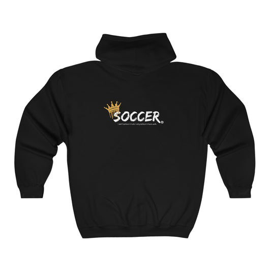 Soccer Unisex Heavy Blend™ Full Zip Hooded Sweatshirt