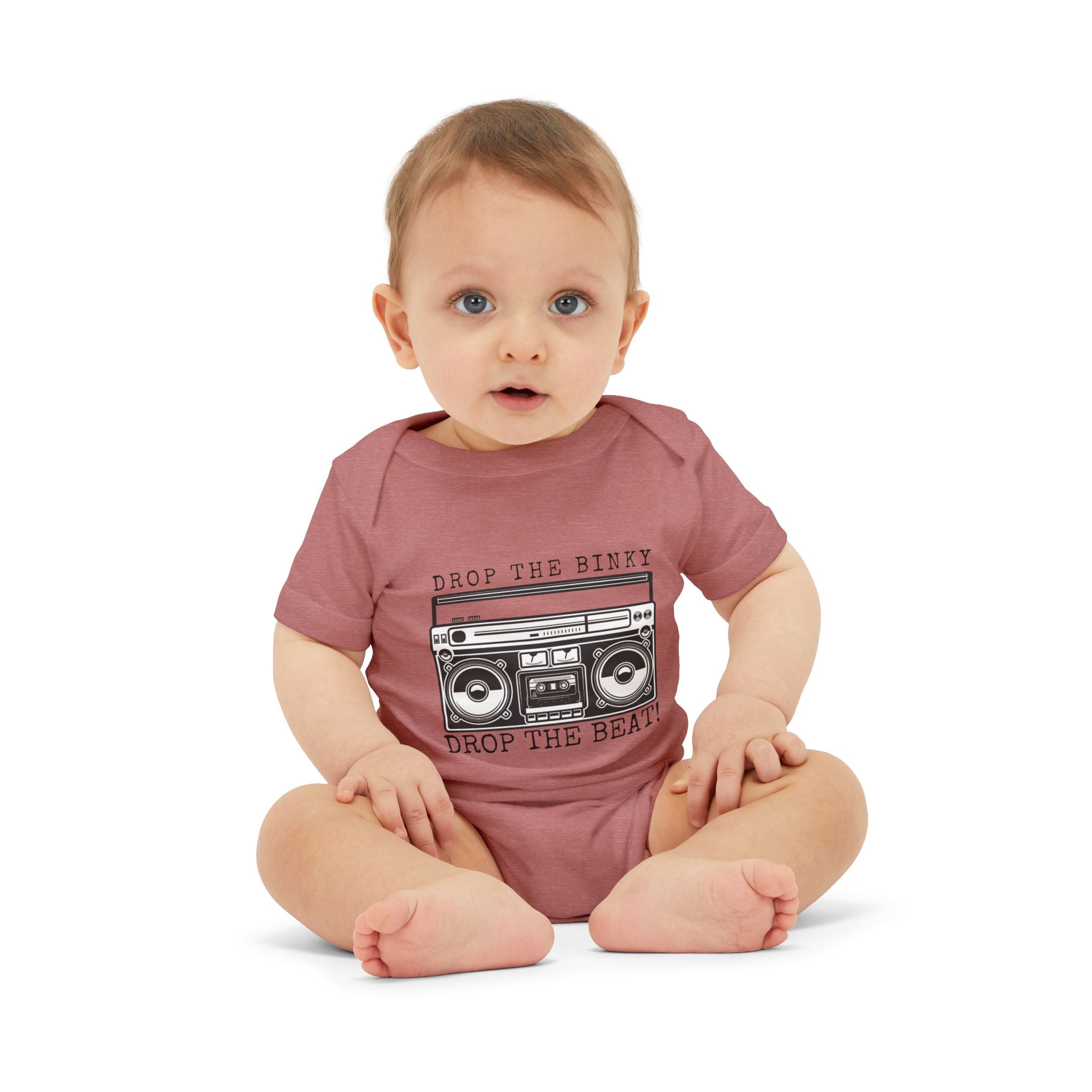 Drop the Binky, Drop the Beat  Baby Showers Gift Newborn Gifts, Music Lovers, Hipster Parents 90's parents