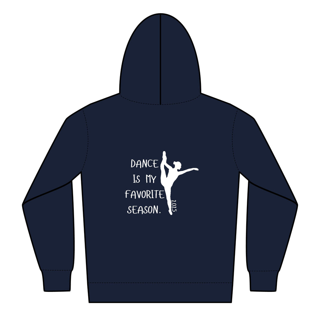 Custom Dance Youth Zipped Hoodie Dance is My Favorite Season