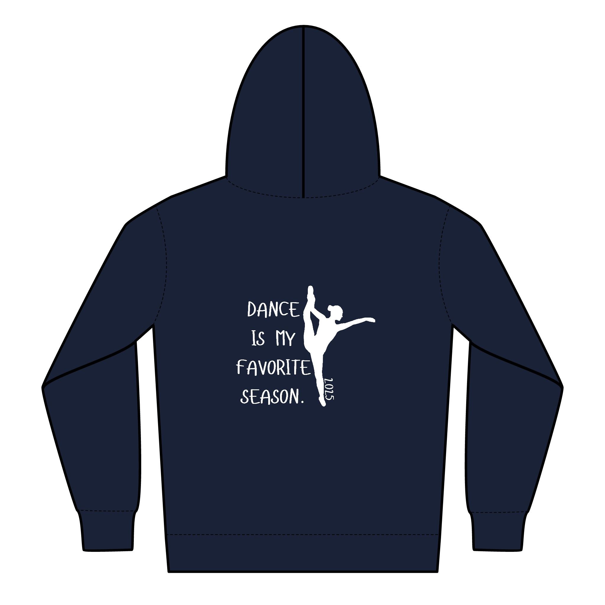 Custom Dance Youth Zipped Hoodie Dance is My Favorite Season