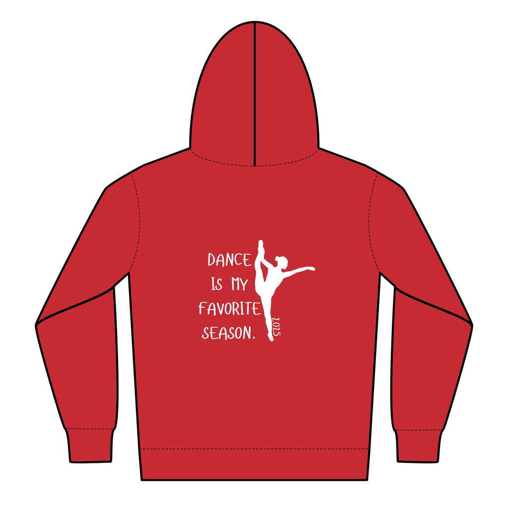 Custom Dance Youth Zipped Hoodie Dance is My Favorite Season