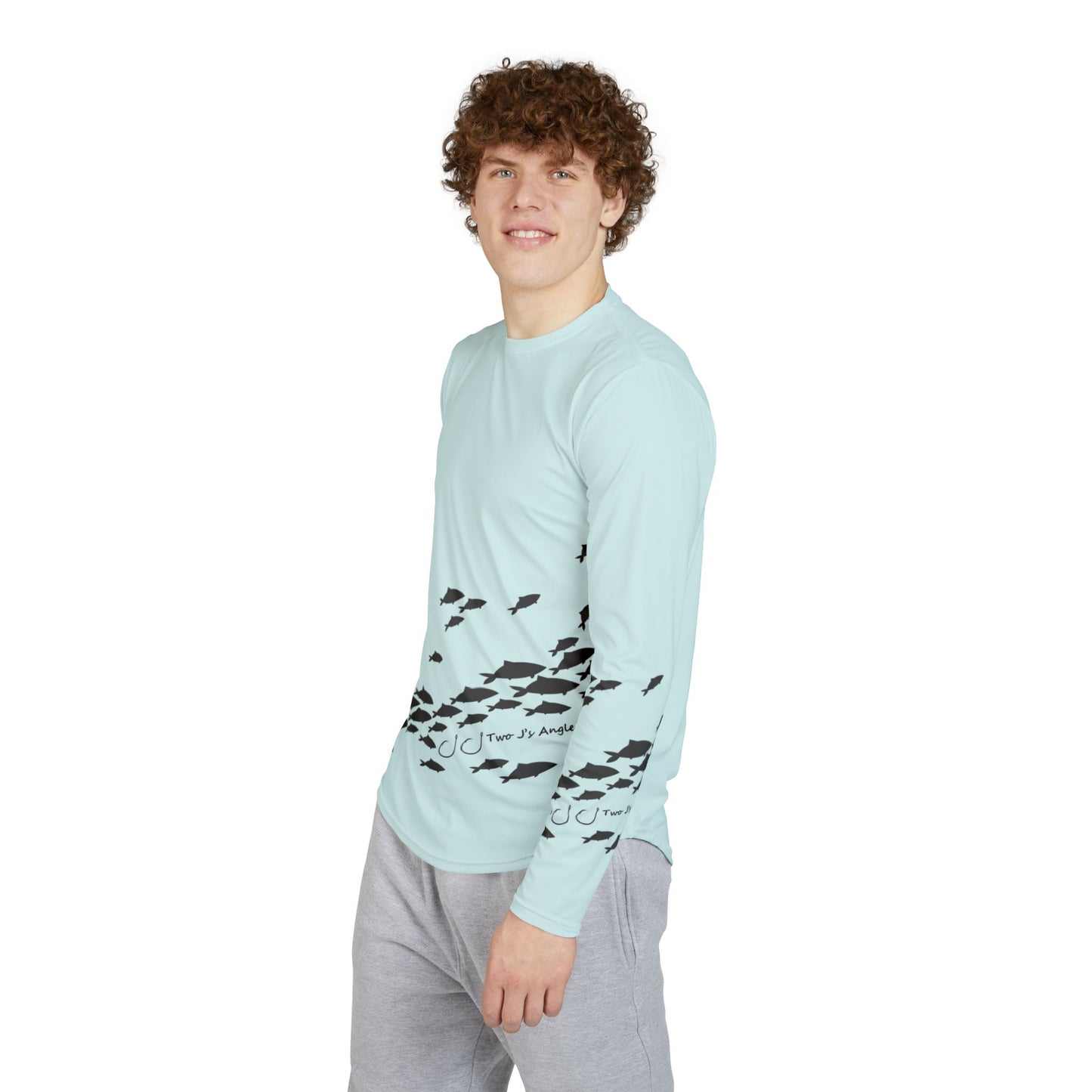 Men's UV Protection Fishing Shirt, Long Sleeve Outdoor Apparel, Beach Days, Fishing