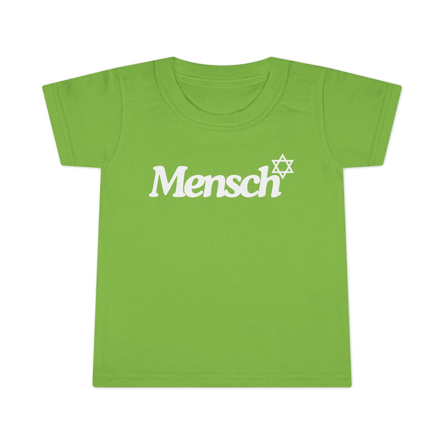 Toddler Mensch T-Shirt Jewish Kids Tee Yiddish Fun Playtime Shirt Jewish Toddler Gifts