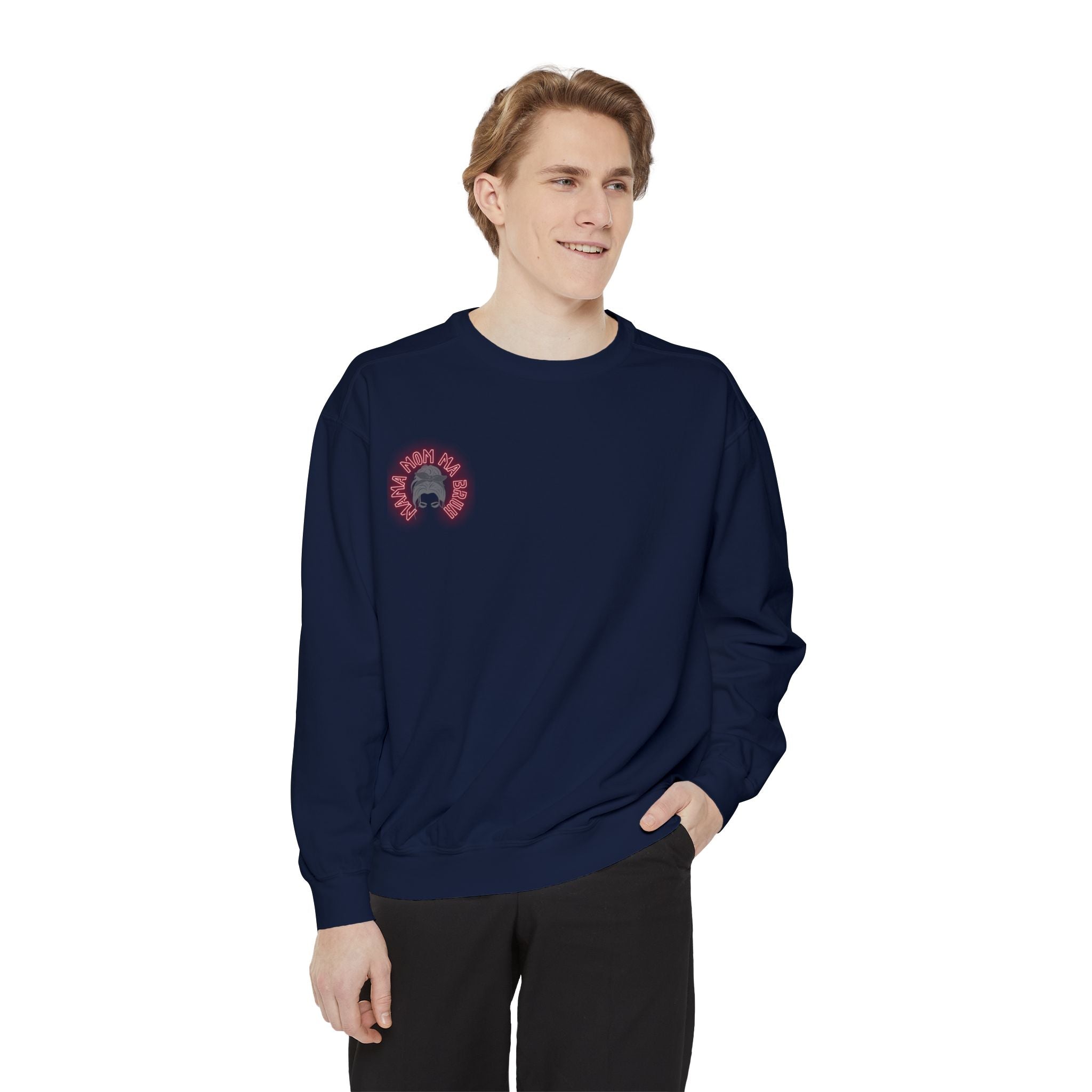 Mom Bruh Garment-Dyed Sweatshirt