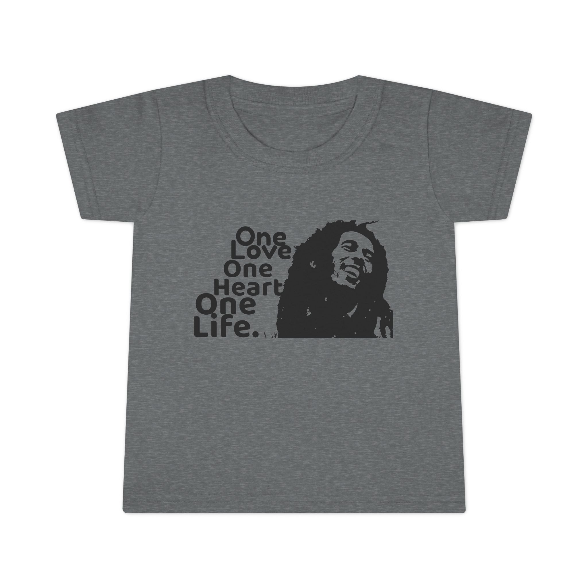 One Love Reggae Toddler T-shirt, Marley Tee For Toddlers