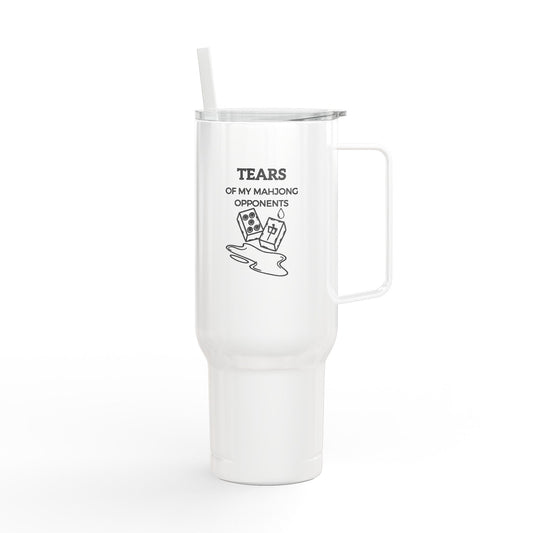 Faux Stan Mahjong Maven Insulated Tumbler, Perfect Gift for Gamers, Travel Mug for Mahjong Lovers Mahjong Gifts