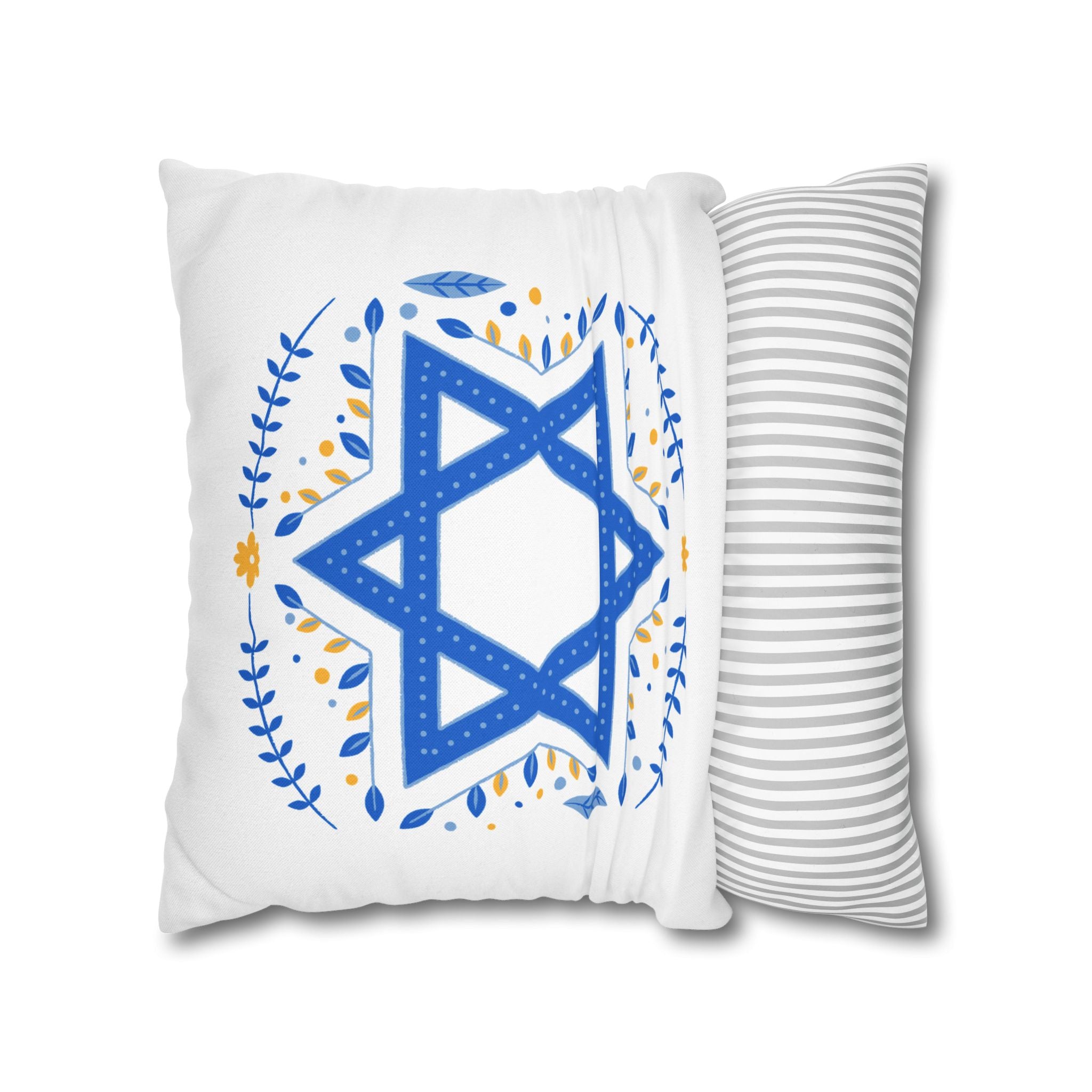 Hanukkah Square Pillowcase Hanukkah Decor Pillow Covers