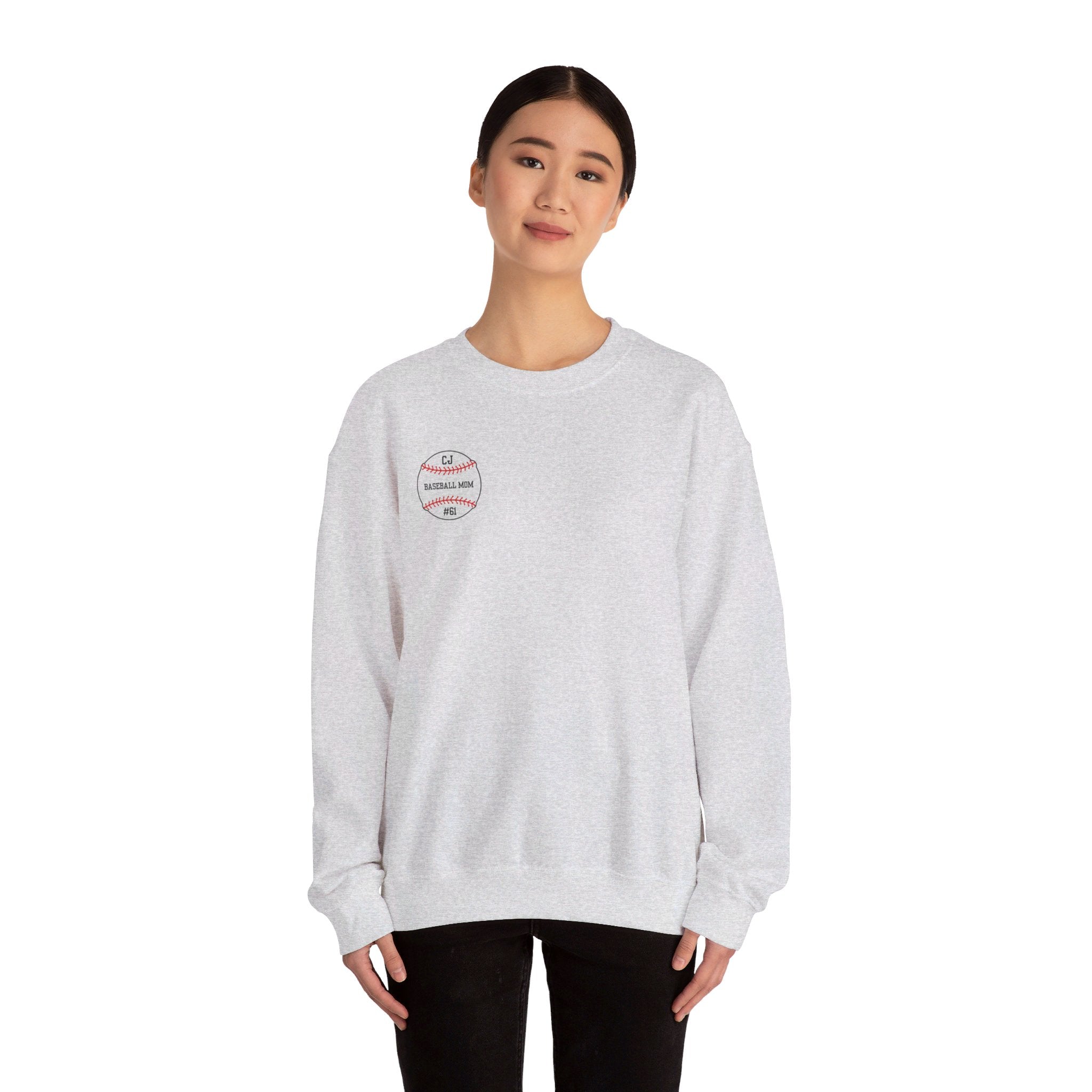 Custom Design CJs Mom Unisex Heavy Blend™ Crewneck Sweatshirt