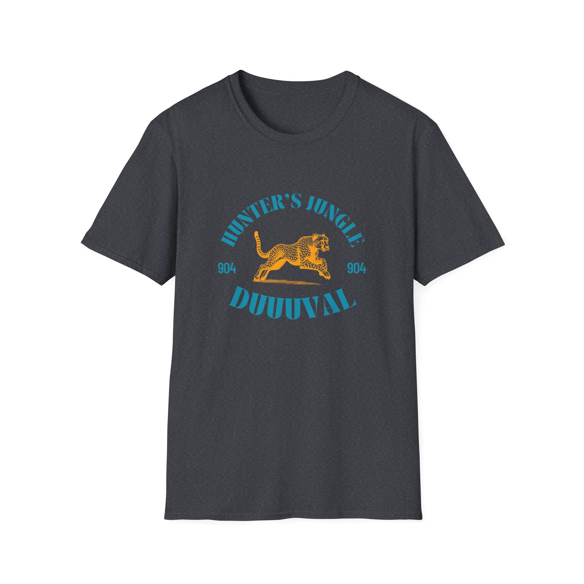 Hunter's Jungle  Soft T-Shirt - Duuuval Graphic Tee Vintage Travis Hunter T Shirt Jaguars Fans