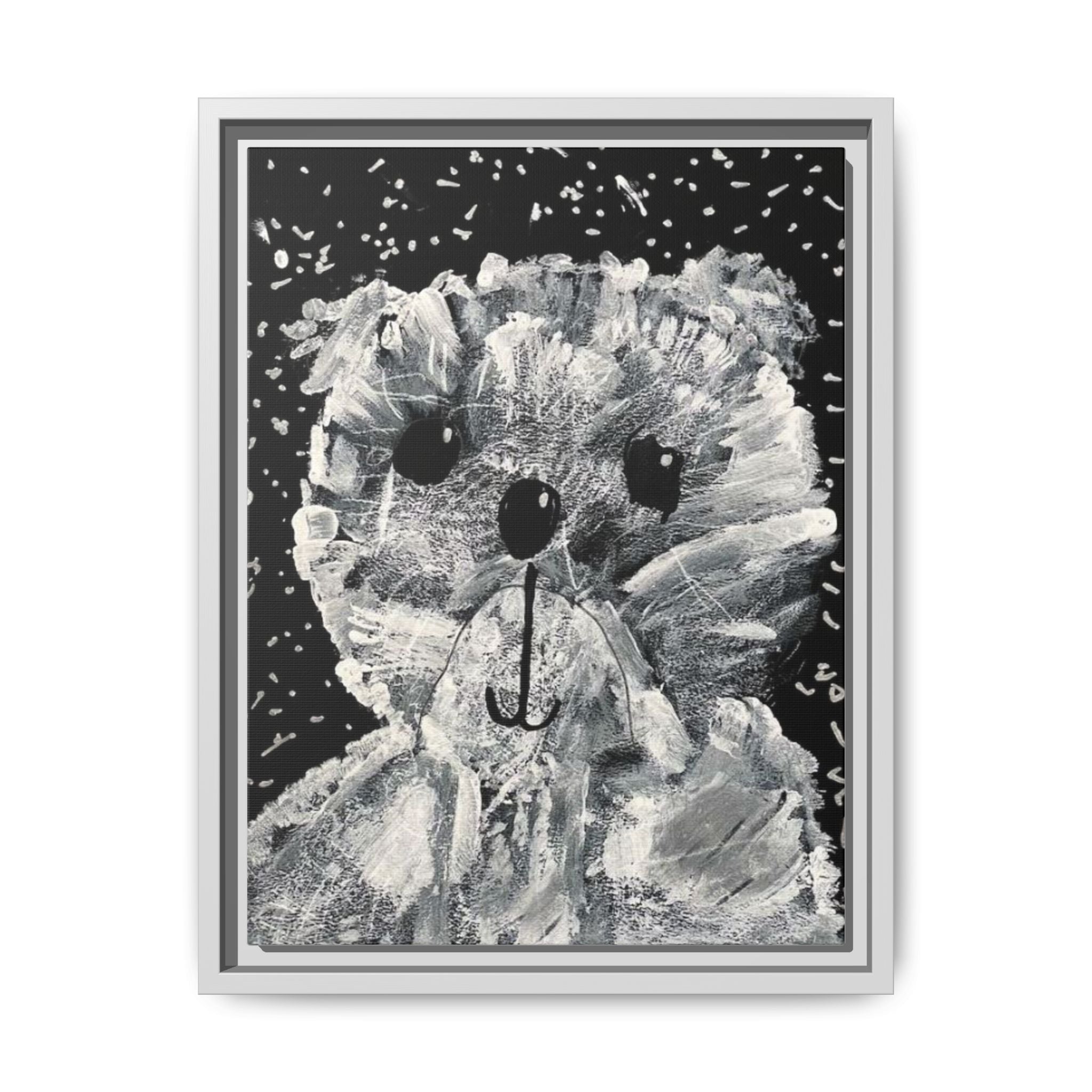 Theodore Roosevelt, Teddy Bear Matte Canvas, Framed Art by Jackson Smith